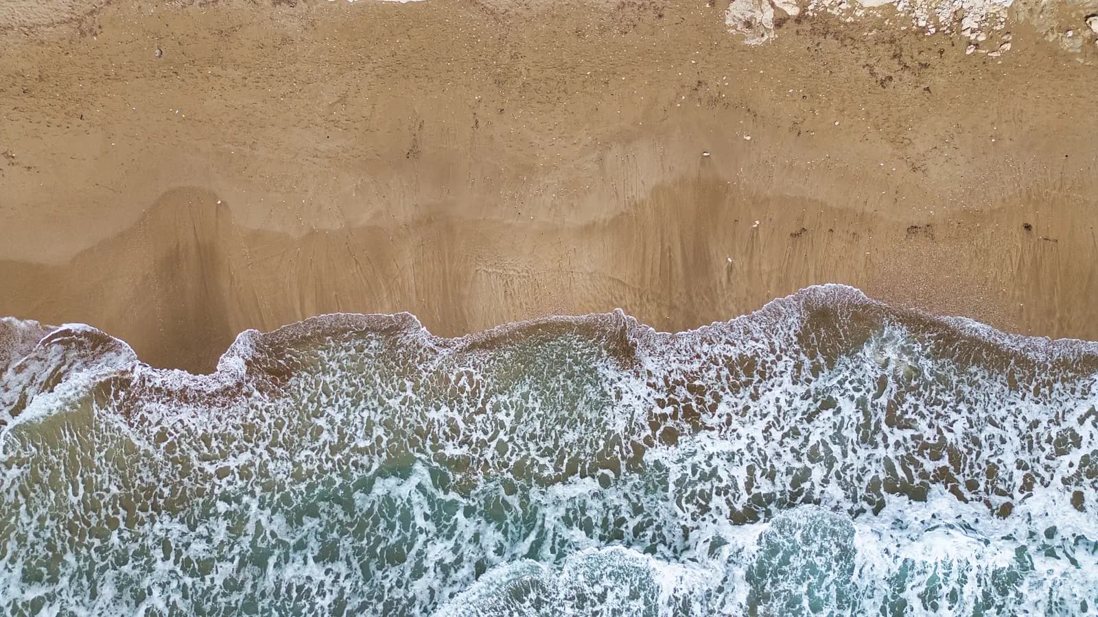 Zypern Strand Luftaufnahme