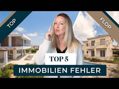 5 Immobilien-Fehler auf Zypern vermeiden