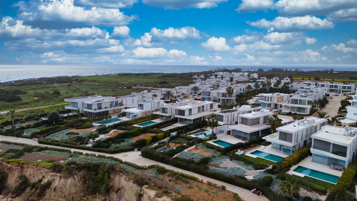 Boutique-Villen Paphos Luftaufnahme